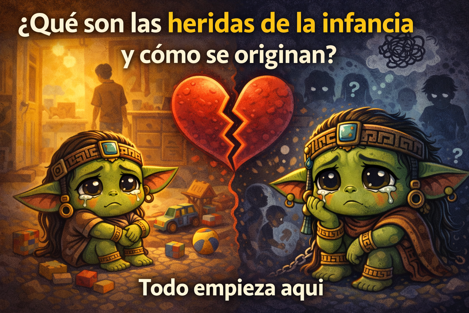 ¿Qué son las heridas de la infancia y cómo se originan?