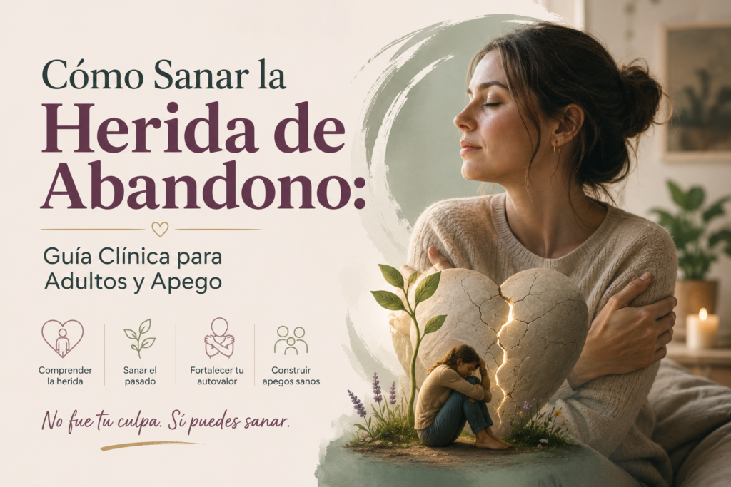 Cómo Sanar la Herida de Abandono: Guía Clínica para Adultos y Apego